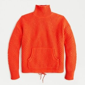 J.Crew Orange Turtleneck Sweater